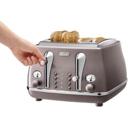 Toaster DeLonghi Icona Metallics CTOT4003.PK (Pink) Thumb
