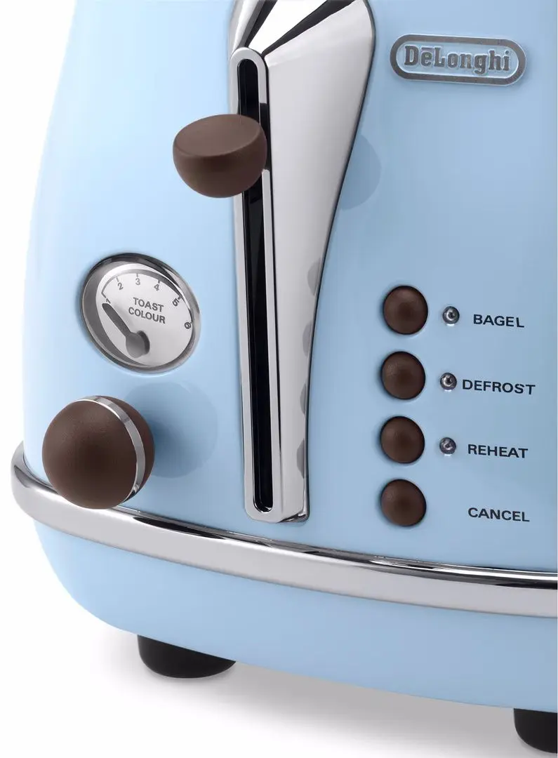 Toaster DeLonghi Icona Vintage CTOV2103.AZ (Azure) - 4