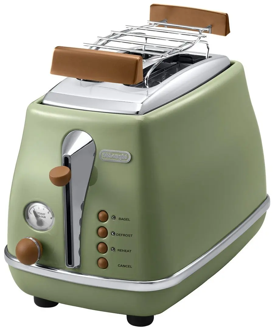 Toaster DeLonghi Icona Vintage CTOV2103.GR (Green) - 5