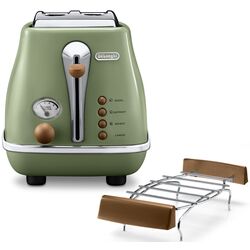 Toaster DeLonghi Icona Vintage CTOV2103.GR (Green) Thumb