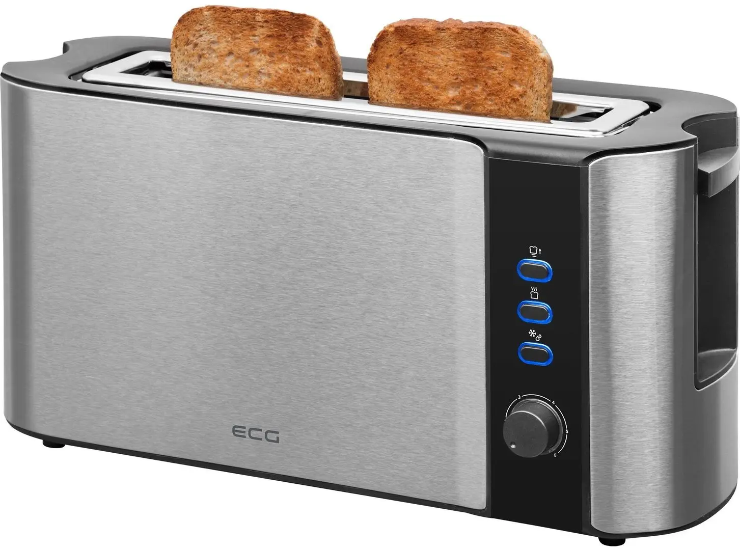 Тостер ECG ST 10630 (Inox/Black)