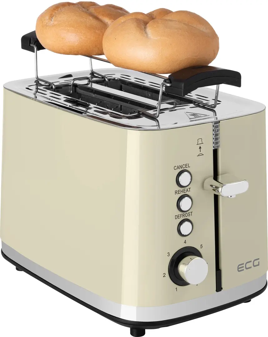 Toaster ECG ST 2766 Vintage (Vanilla)