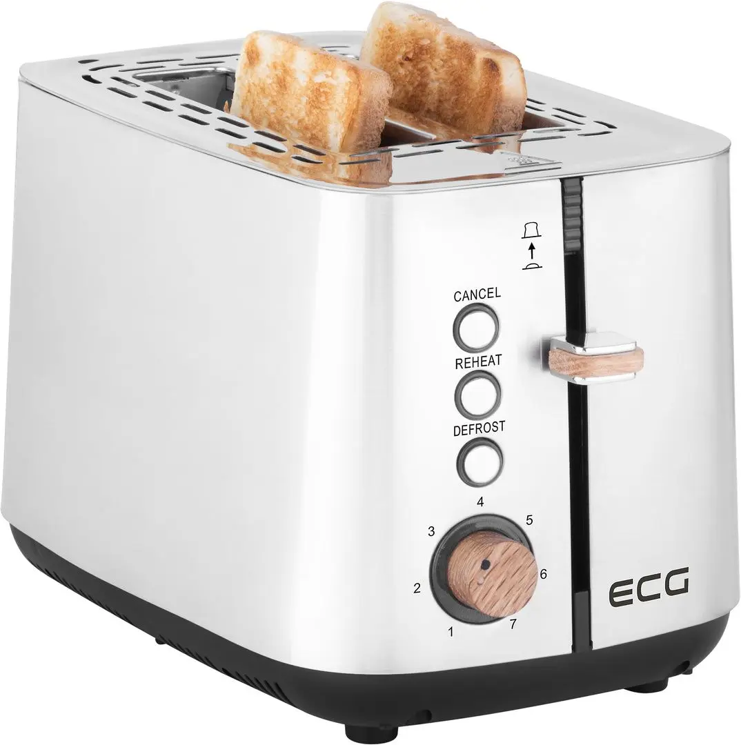 Toaster ECG ST 2767 Timber (White)