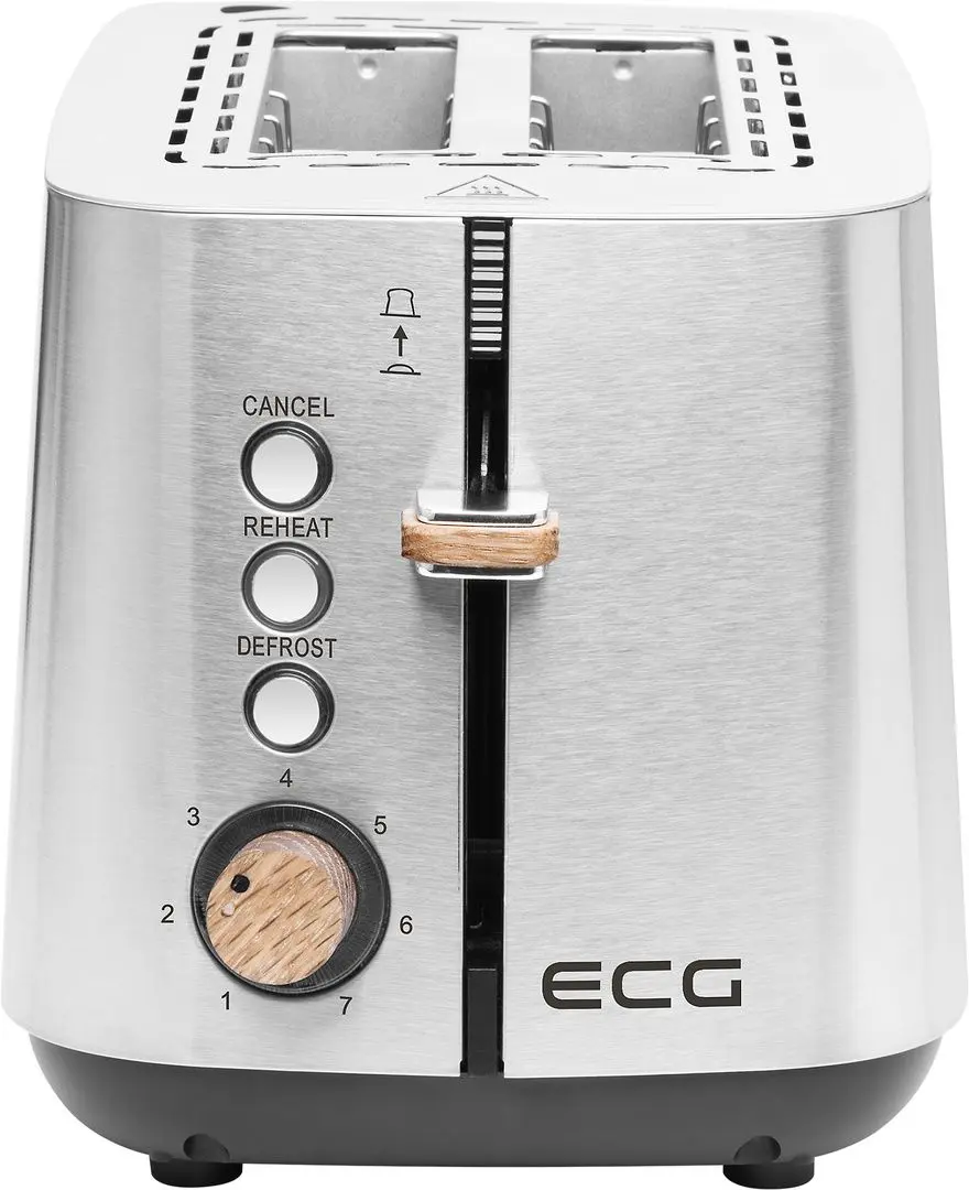 Toaster ECG ST 2767 Timber (White)