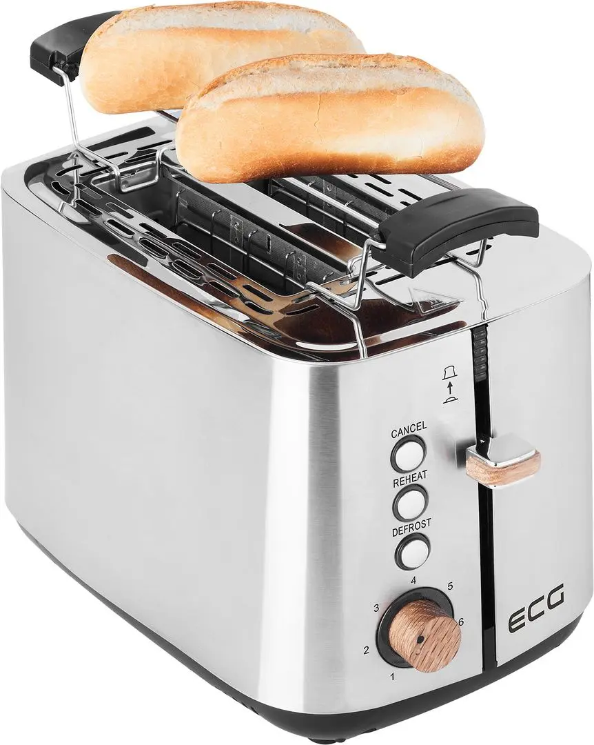 Toaster ECG ST 2767 Timber (White)