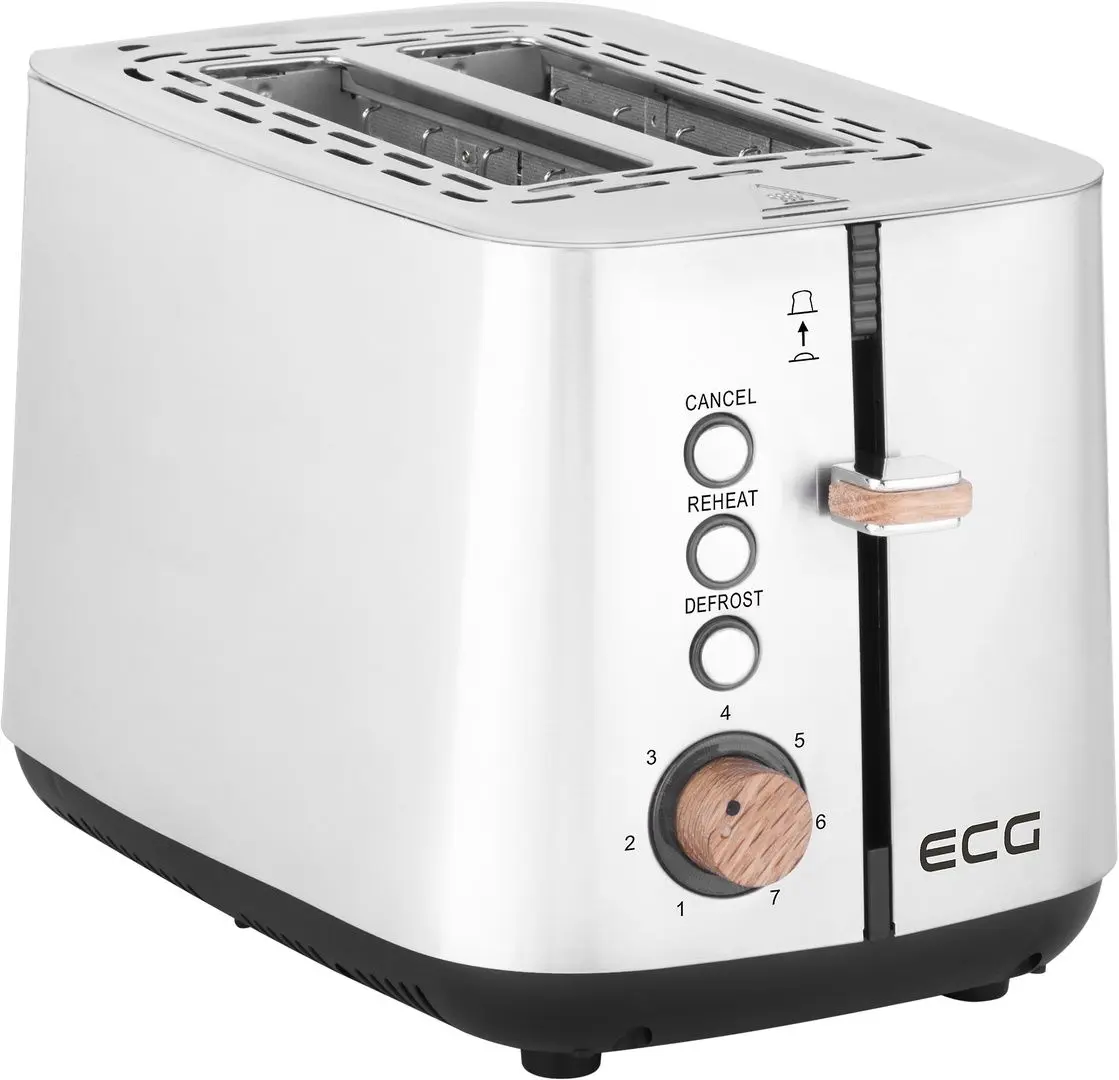 Toaster ECG ST 2767 Timber (White)