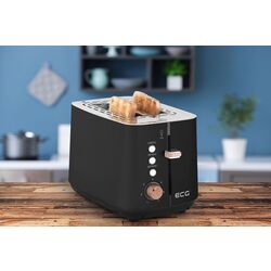 Toaster ECG ST 2768 Timber (Black) Thumb