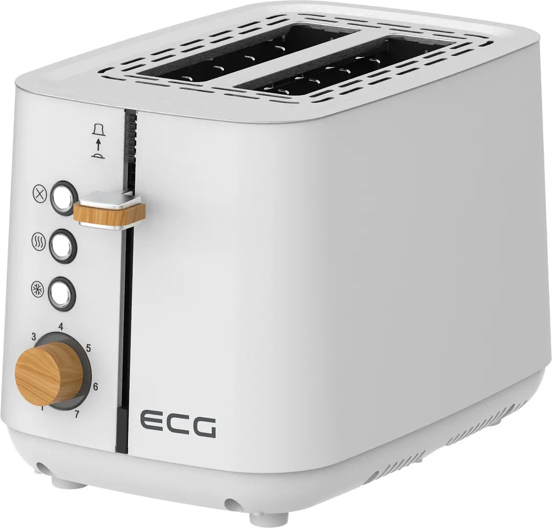 Toaster ECG ST 2768 Timber (White)