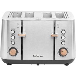 Toaster ECG ST 4767 Timber (Inox/Black) Thumb