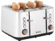 Toaster ECG ST 4767 Timber (Inox/Black)