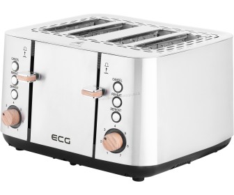 Toaster ECG ST 4767 Timber (Inox/Black)