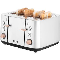 Toaster ECG ST 4767 Timber (Inox/Black) Thumb