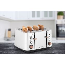 Toaster ECG ST 4767 Timber (Inox/Black) Thumb