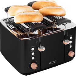 Toaster ECG ST 4768 Timber (Black) Thumb