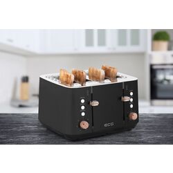Toaster ECG ST 4768 Timber (Black) Thumb