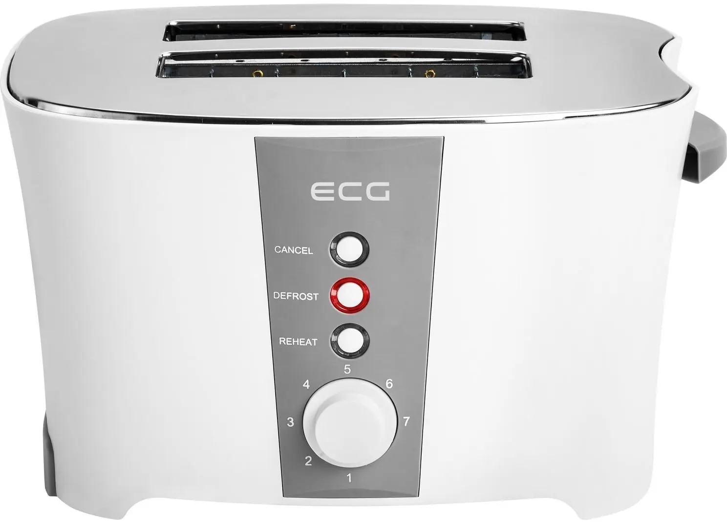 Toaster ECG ST 818 (White/Gray)