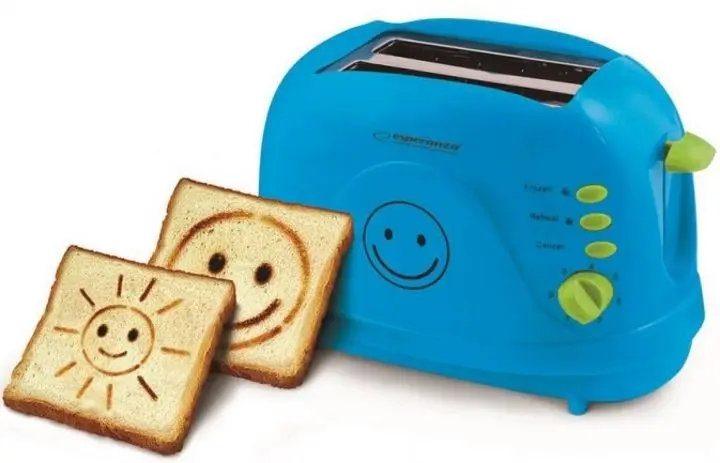 Prajitor de paine Esperanza Smiley EKT003B (Blue)