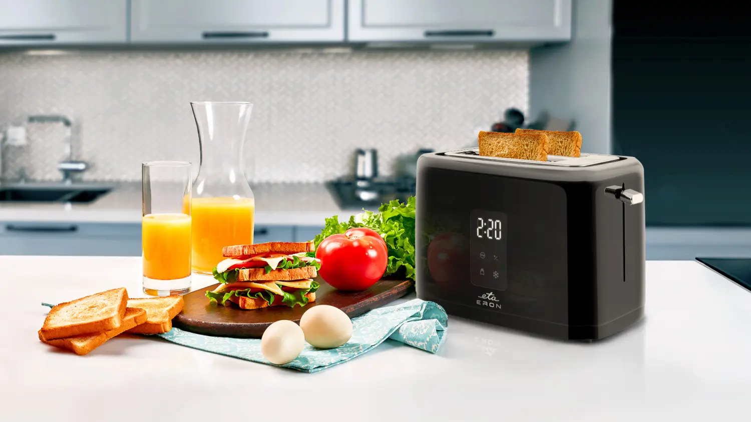 Toaster ETA Eron 8166 90000 (Black)