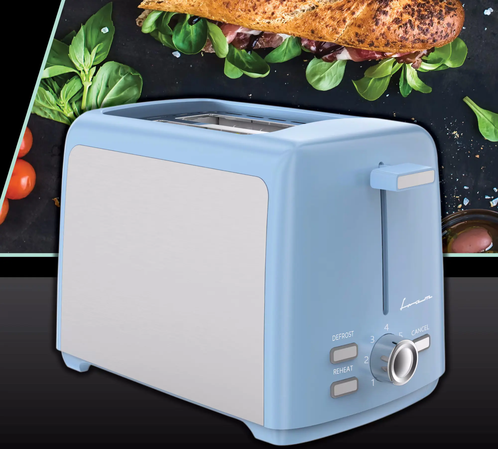 Тостер Fram FTP-8007SSBL (Blue)