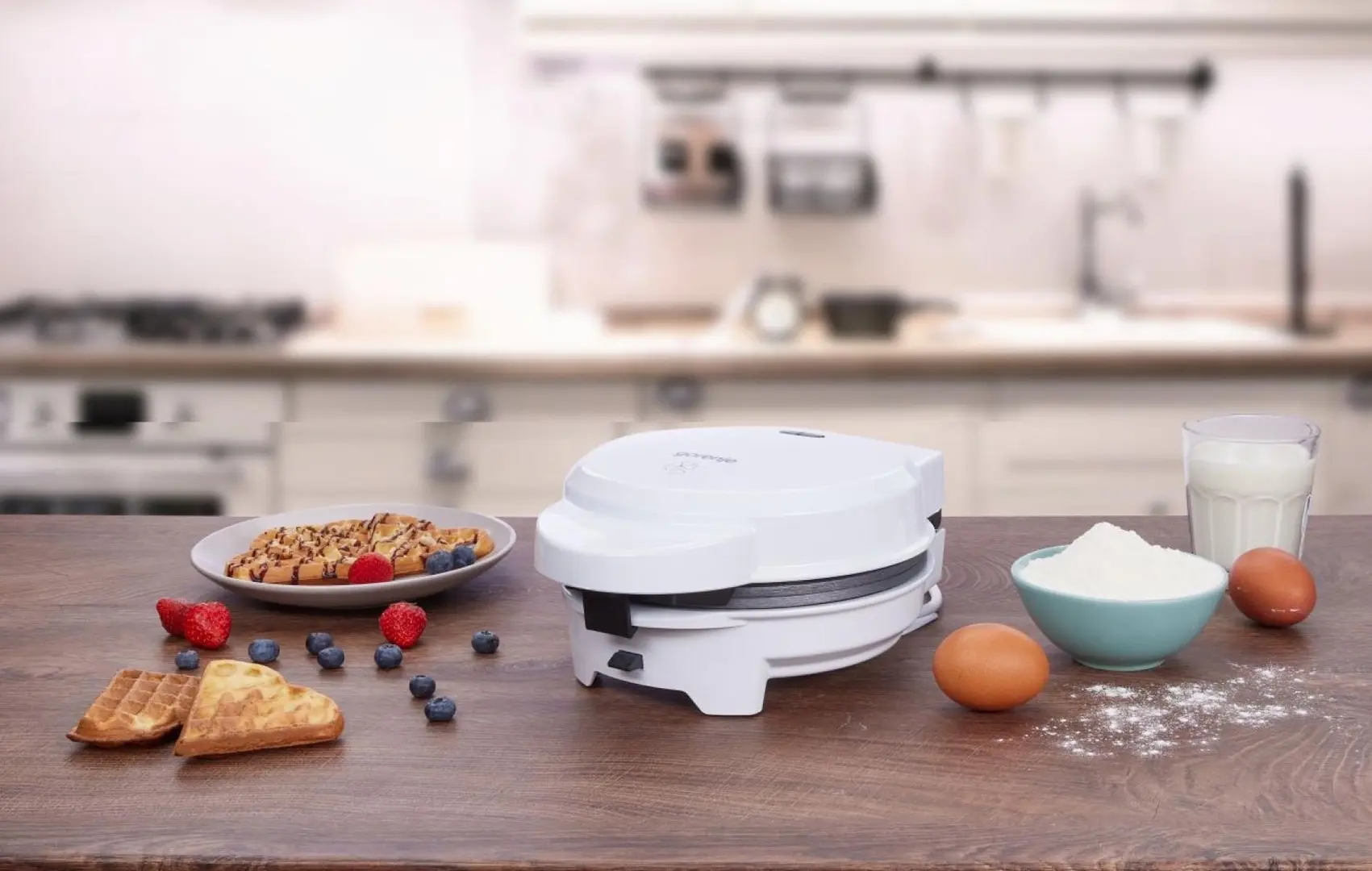 Aparat de gatit vafe Gorenje WM701W (White)