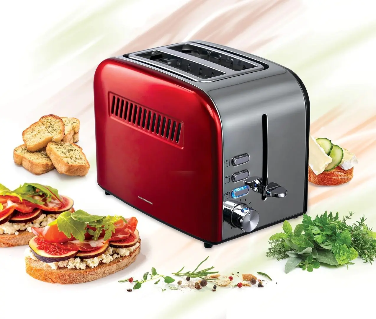 Toaster Heinner HTP-850RDIX (Red)