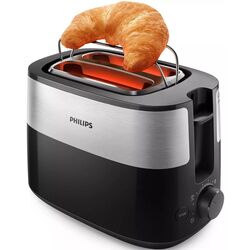 Prajitor de paine Philips Daily Collection HD2516/90 (Black/Silver) Thumb