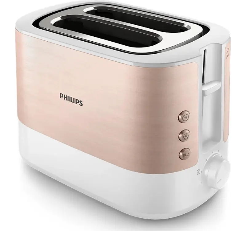 Prajitor de paine Philips Viva Collection HD2638/11 (Rose Gold/White)