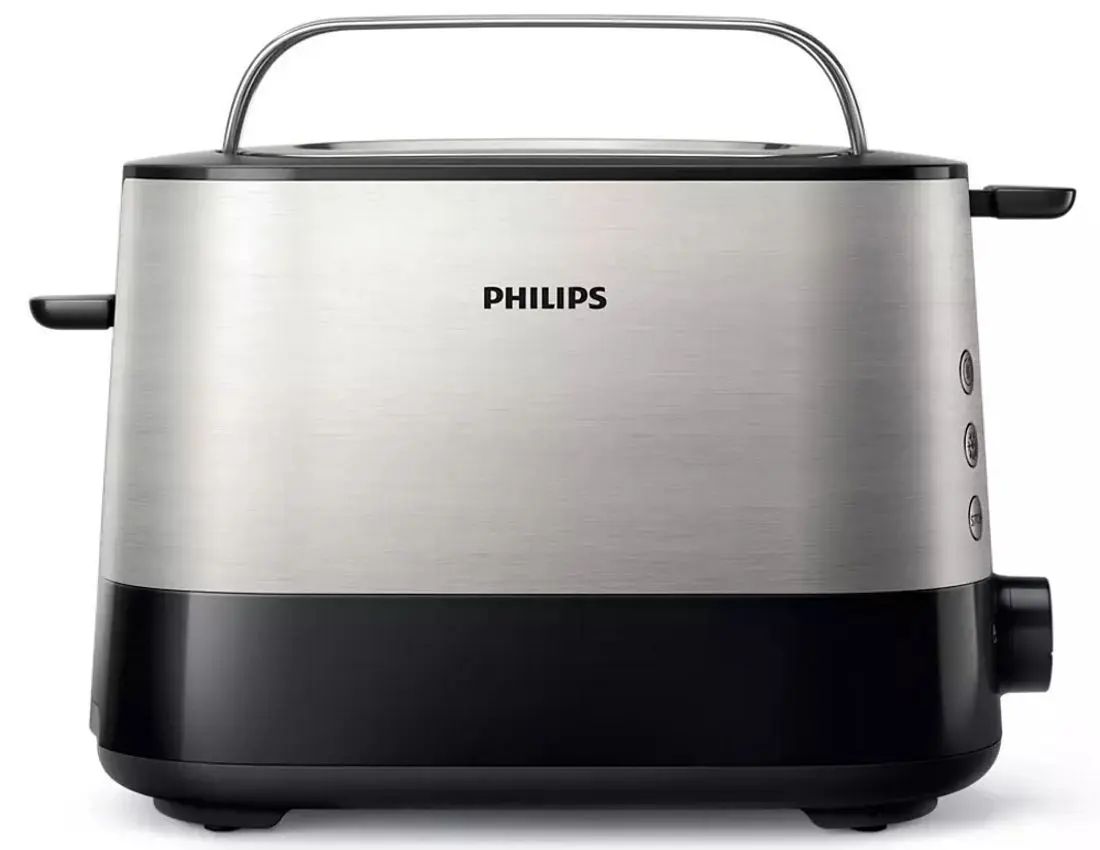 Toaster Philips Viva HD2637/90 (Inox/Black)