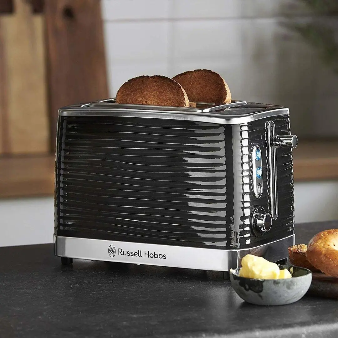 Toaster Russell Hobbs Inspire 24371-56 (Black/Inox) - 2