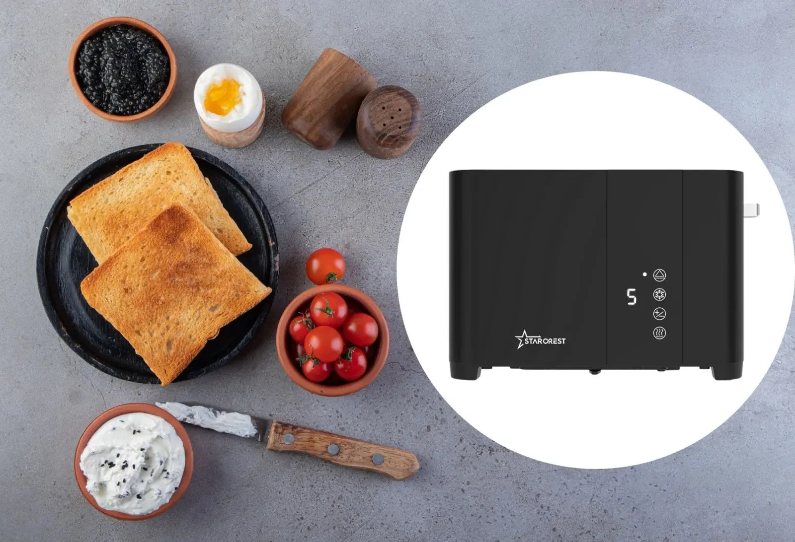 Toaster Starcrest SDT-850BK (Black)