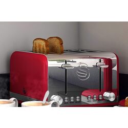 Toaster Swan ST19020RN (Red/Inox) Thumb