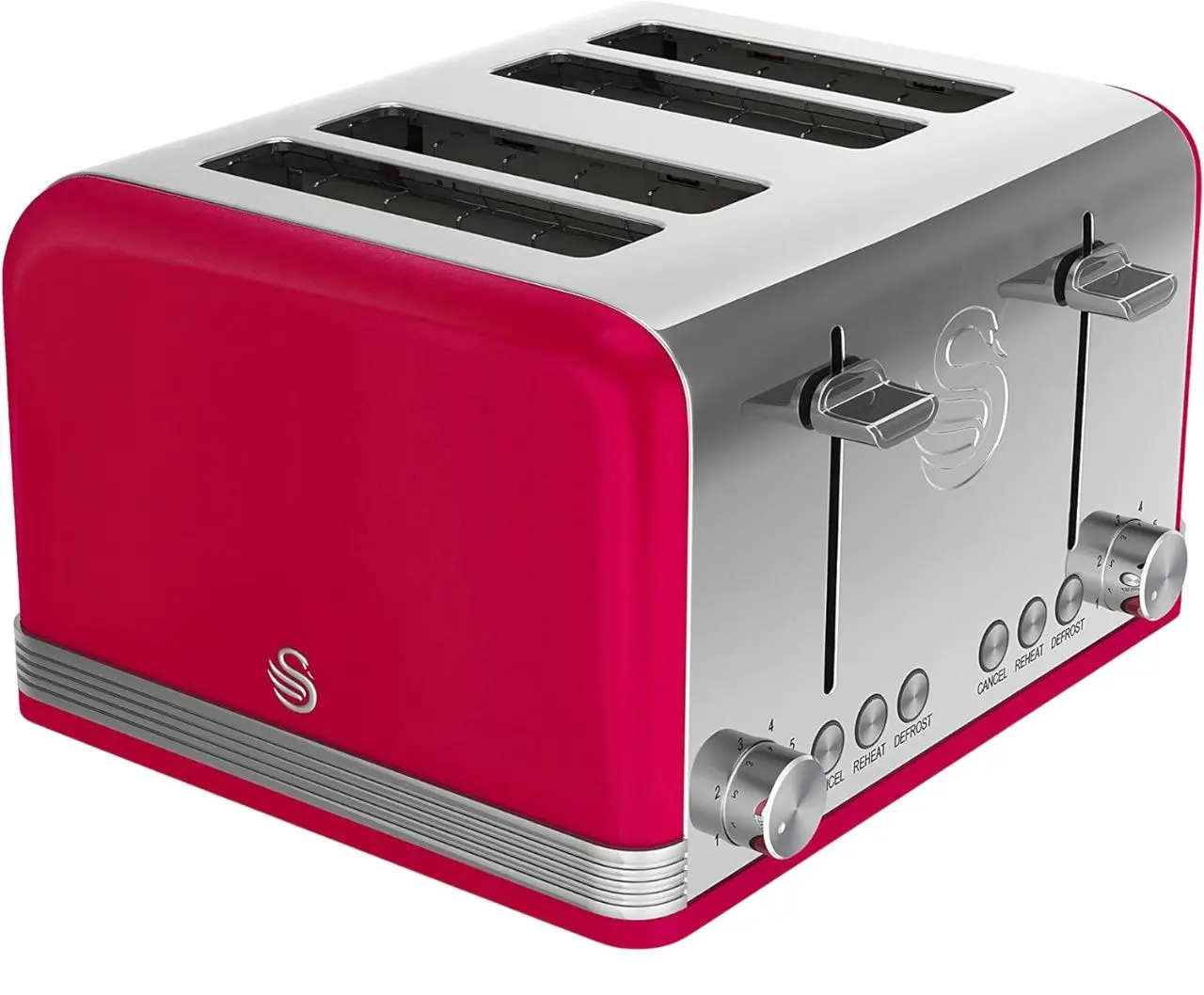 Toaster Swan ST19020RN (Red/Inox)