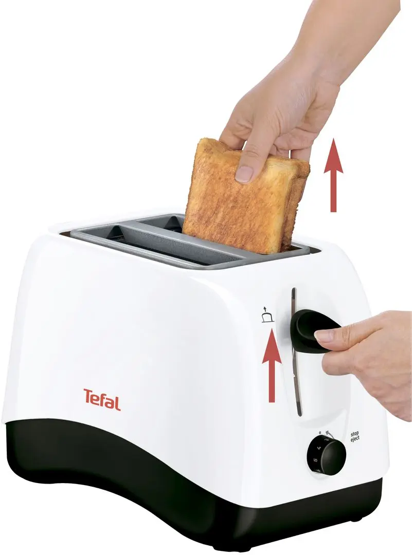 Toaster Tefal TT130130 (White/Black)