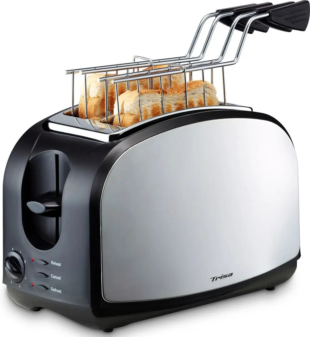 Toaster Trisa Crispy Snack 7361.4212 (Silver/Black)