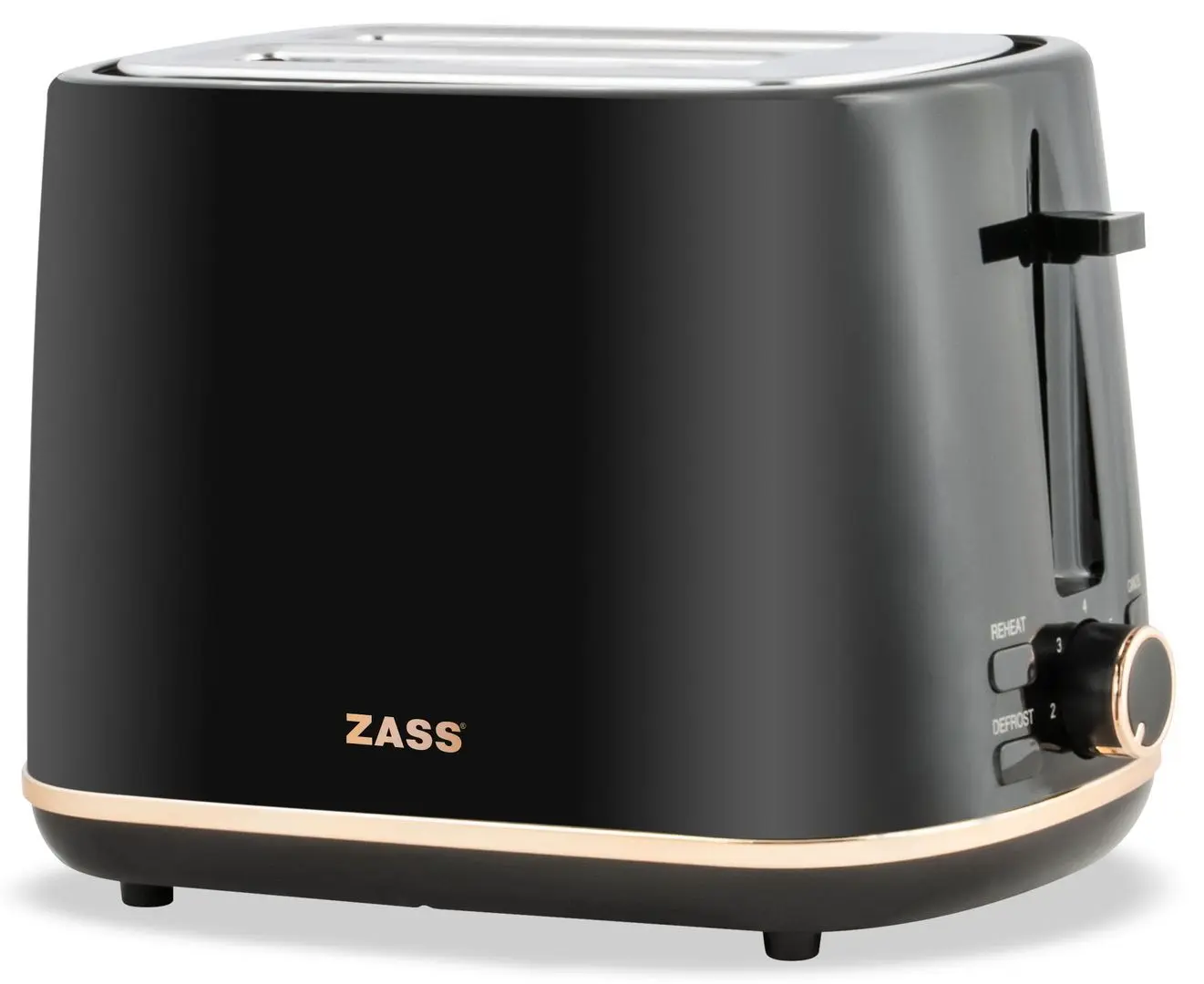 Toaster Zass ZST 20 (Black/Rose Gold)