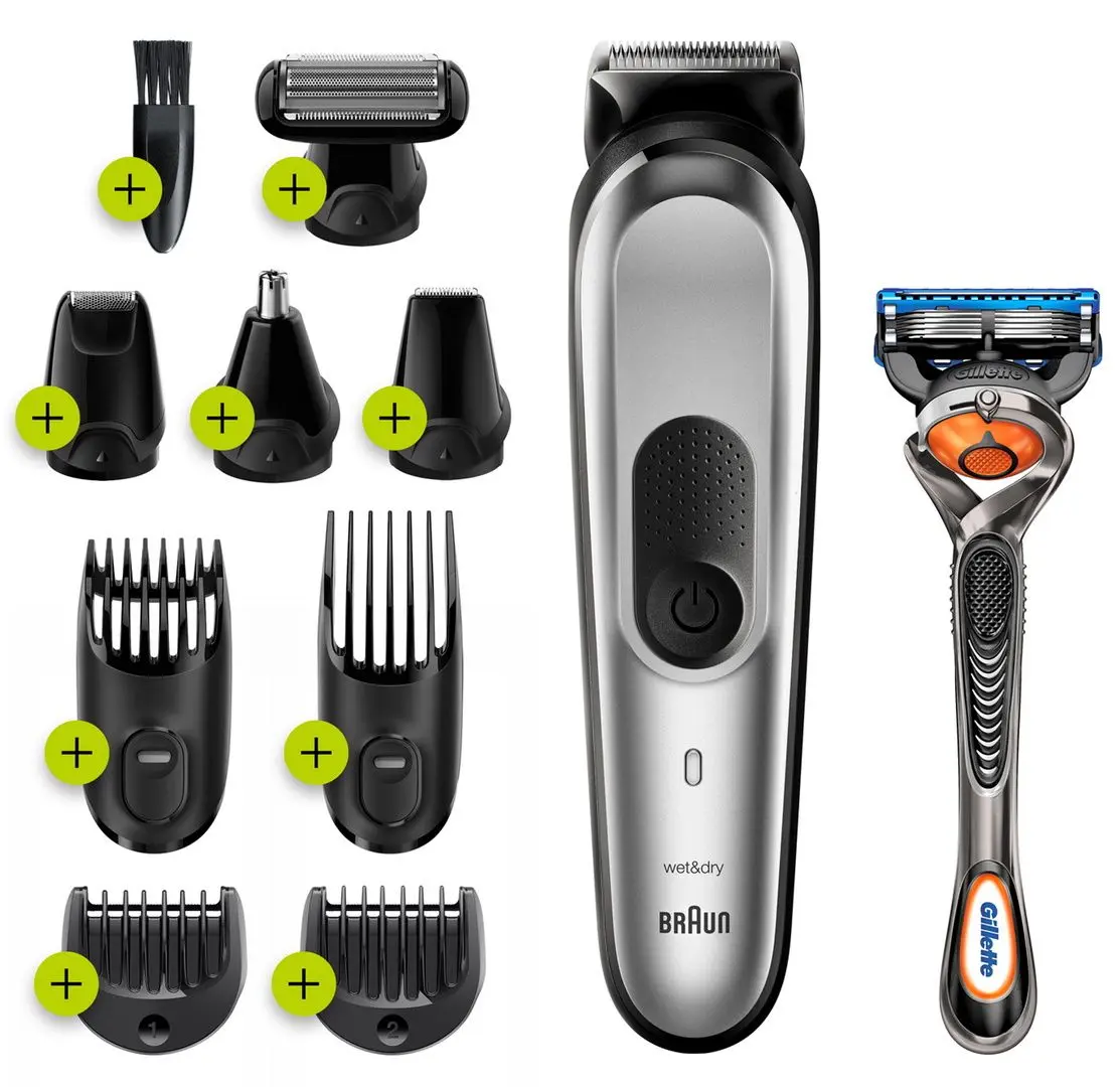 Trimmer Braun MGK7220 (Black/Silver)
