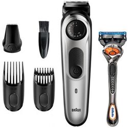 Trimmer pentru barba Braun BT5260 + Shaver Gillette (Black/Silver) Thumb