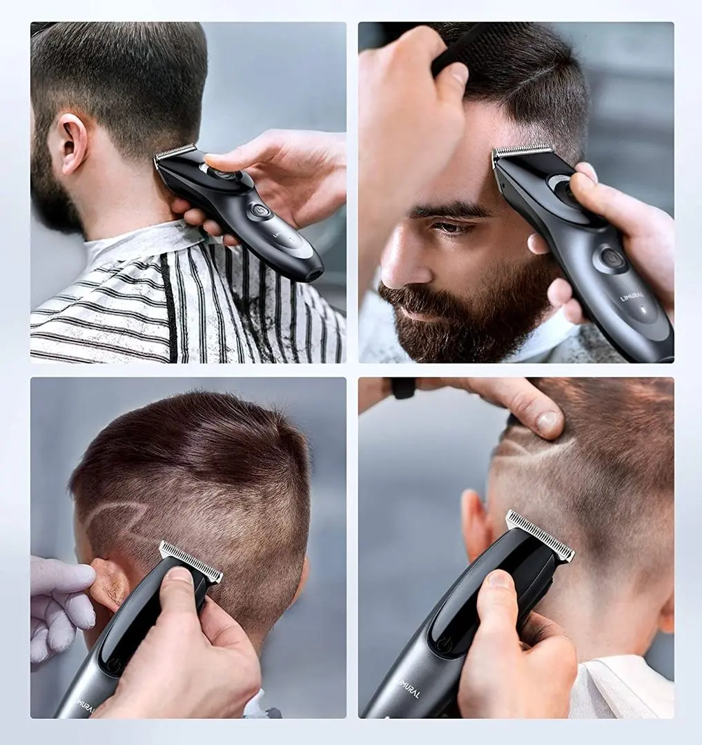 Set masina de tuns + trimmer Limural LM-7250+7256 (Blue/Black)