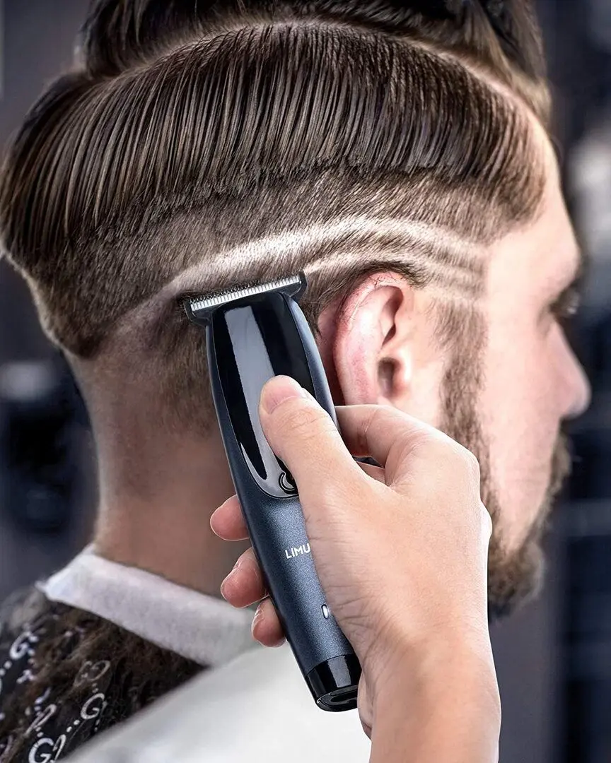 Set masina de tuns + trimmer Limural LM-7250+7256 (Blue/Black)