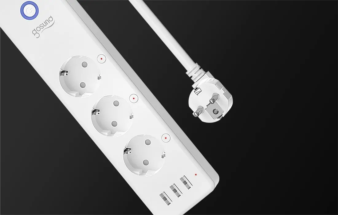 Сетевой фильтр Gosund Smart Power Strip P1 1.5m (White) - 5