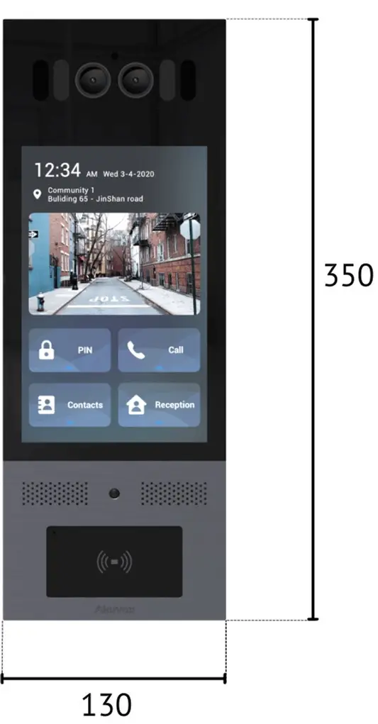 Вызывная панель Akuvox X915S (Black)