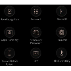 Incuietoare inteligenta Aqara Smart Lock D200i (Black) Thumb