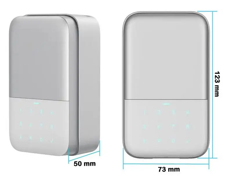 Mini seif pentru chei SmartPass SMP-BOX-TT (SIlver)