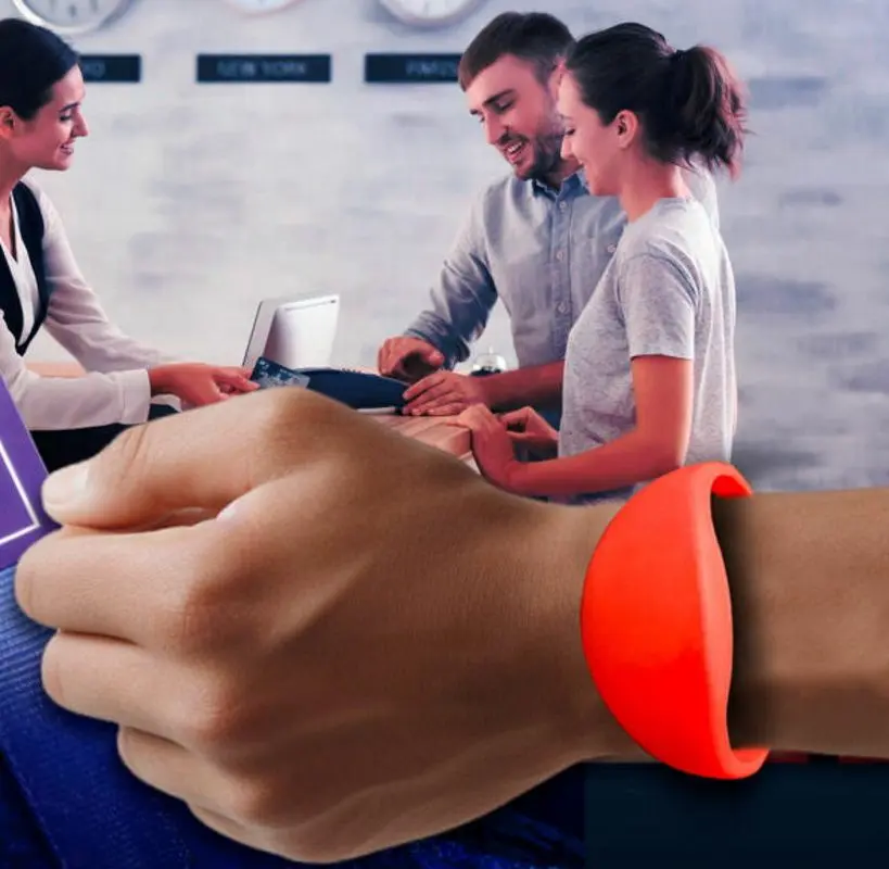 Bratara RFID SmartPass Slim SMP-BRACE-SLIM-RFID-125KHZ-ORG (Orange)