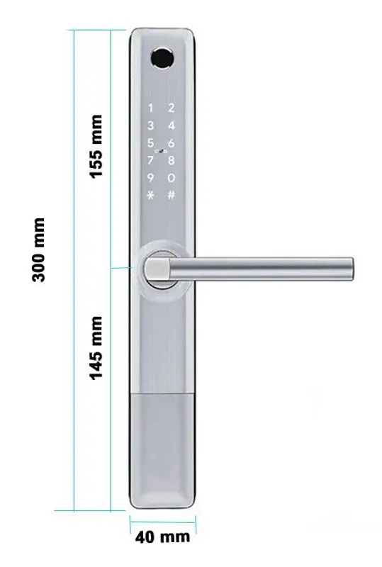 Умный замок SmartPass Budapest (Silver)