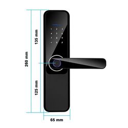 Incuietoare inteligenta SmartPass Malaga GLS (Black) Thumb