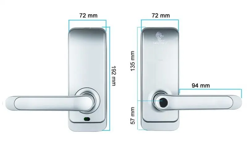 Incuietoare inteligenta SmartPass Milano (Silver)