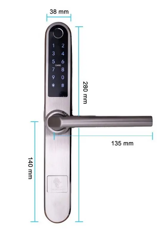 Incuietoare inteligenta SmartPass Monaco (Silver)