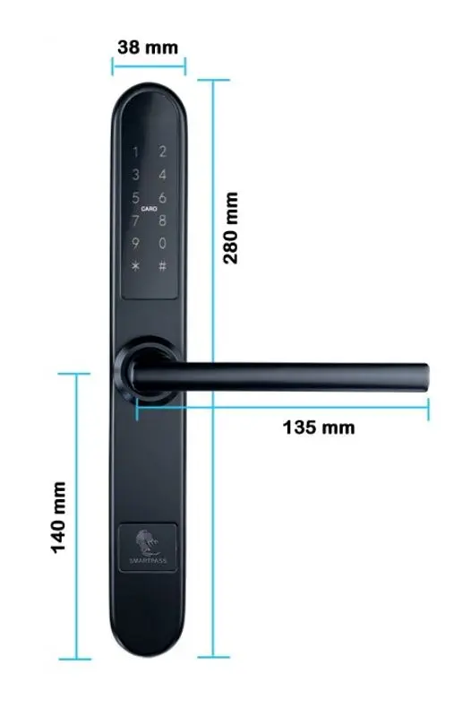 Умный замок SmartPass Paris (Black)
