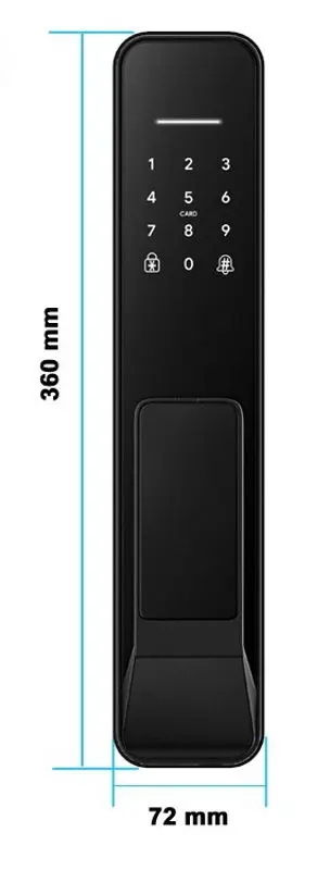 Incuietoare inteligenta SmartPass Porto 68 (Black)